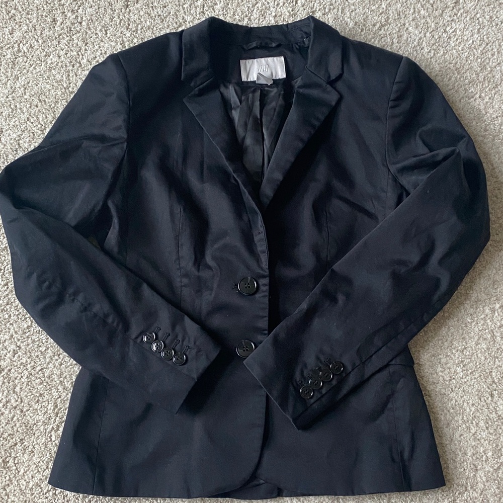 H&M Classic Black Suit Jacket